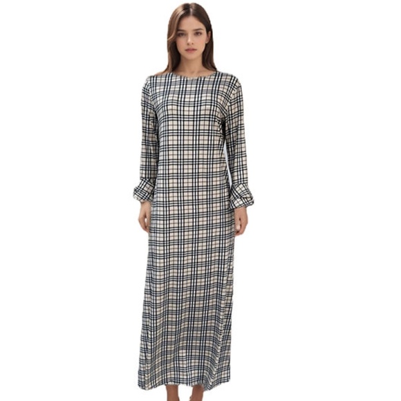 DEVORAH'S SECRET Maxi Dress London Plaid - Picture 4 of 4